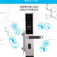 智能门锁厂家直销 指纹密码防盗刷卡锁 远程控制APP不锈钢锁