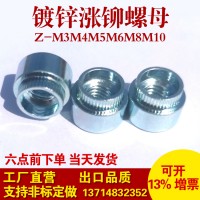 涨铆螺母Z-M3M4M5M6M8-1/1.2/1.5/2
