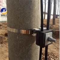 ADSS光缆杆用引下线夹 光缆引线金具 橡胶绝缘夹块