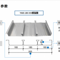 1.2mm厚555型闭口楼承板规格价格表,胜博厂家直销