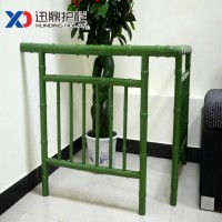 园林绿化带竹篱笆围栏 草地菜园仿竹子护栏栏杆 实体生产厂家