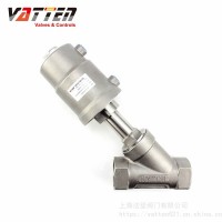 制氧气动控制角座阀 法兰式气动角座阀
