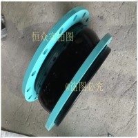 可曲挠法兰橡胶软接头 柔性橡胶接头dn100