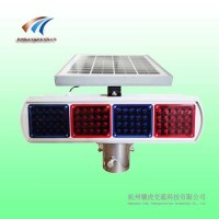 铝壳led警示灯XH-BSD-4D太阳能爆闪灯图片