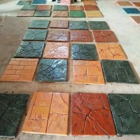 浙江公园小区路面艺术压花模具批发零售