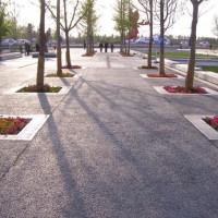 透水地坪→让您远离看海模式 新型环保生态型材料 推荐使用