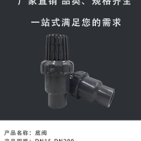 武峰 UPVC球型底阀水泵止回阀 终端阀 UPVC底阀