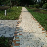 高抗冻融性压花地坪，压印模具定制