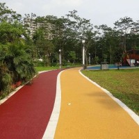 吉林市政园林环保透水地坪项目施工，免费寄样