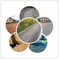 梅花仿石压花地坪压印模具定制，脱模粉强化料保护剂