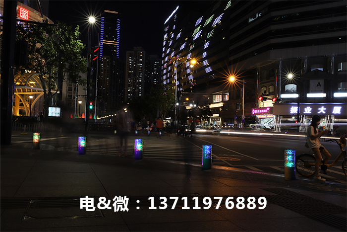 发光挡车石