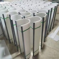 定制U型衬板污水处理内衬板无轴螺旋输送机内衬板