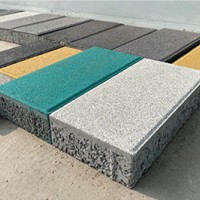 广州市政工程 水泥预制 人行道路面透水砖 厂家供应