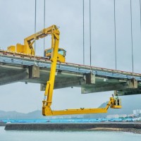 成都出租赁20米20m折叠臂架式桥梁检测车吊篮挂篮桥梁作业车