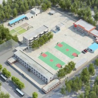 西安闸机效果图|安检门|监控机房|教室家具效果图制作
