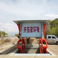 地埋式水平垃圾压缩机 水平直压式垃圾处理站 县级垃圾处理站