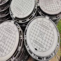 球墨铸铁圆井盖污水雨水下水道窨井盖球磨井盖排水沙井盖阴井圆形